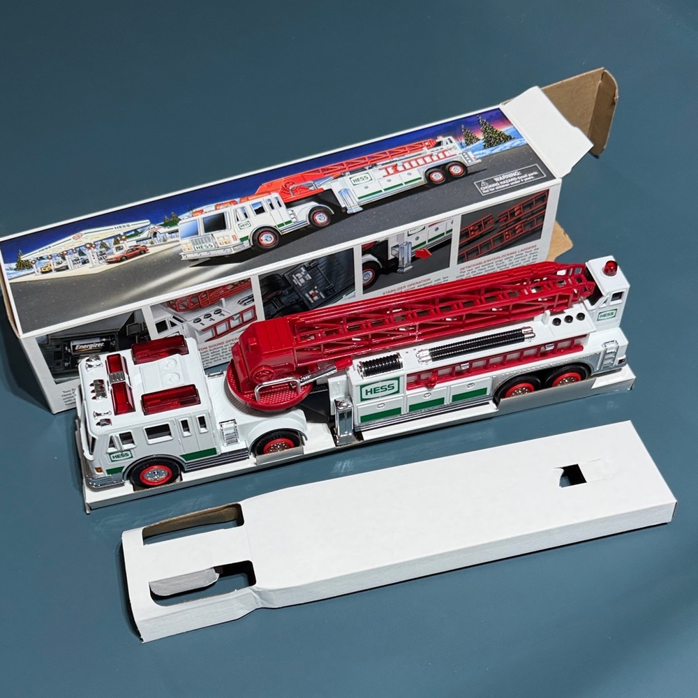 Hess Fire Truck Toy - Red and White - Picture 7 of 10